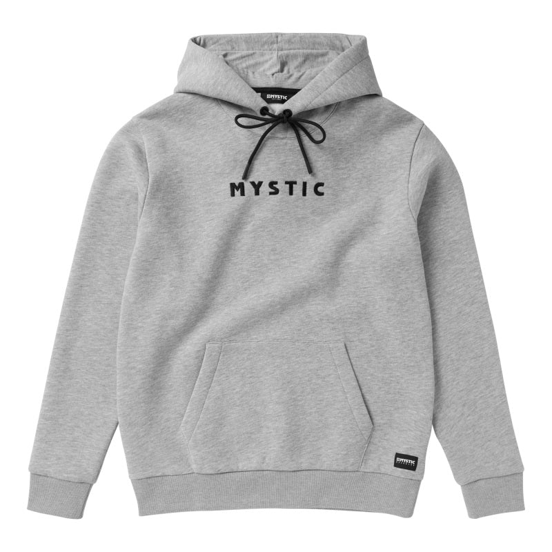 Mystic Icon Hood Sweat Light Grey Melee