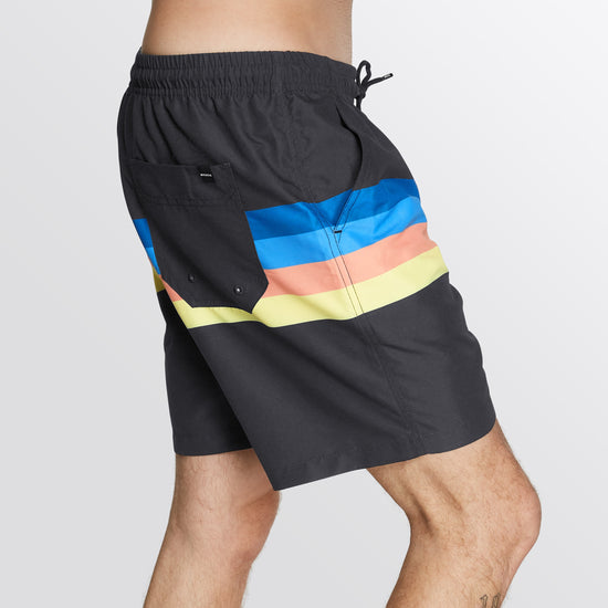 Mystic Stripe Swim Boardshort Rainbow