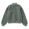 Mystic Teddy Zip Up Sweat Women Frozen Green
