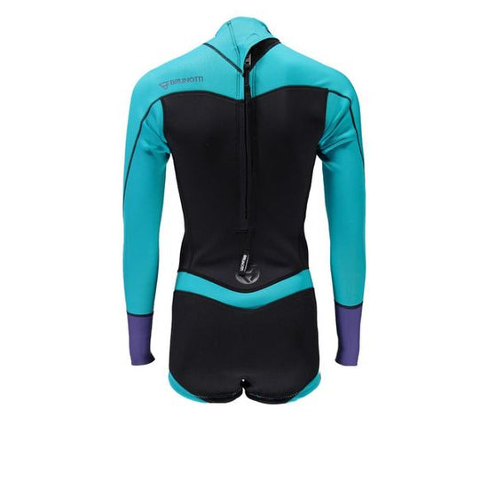 Brunotti Defence Longarm Shorty 3/2 D/L Women Wetsuit Mint Purple