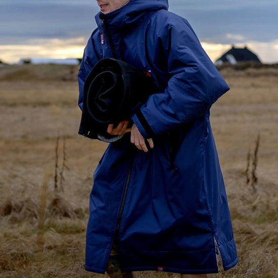 Dryrobe Advance LS Poncho Navy Grey