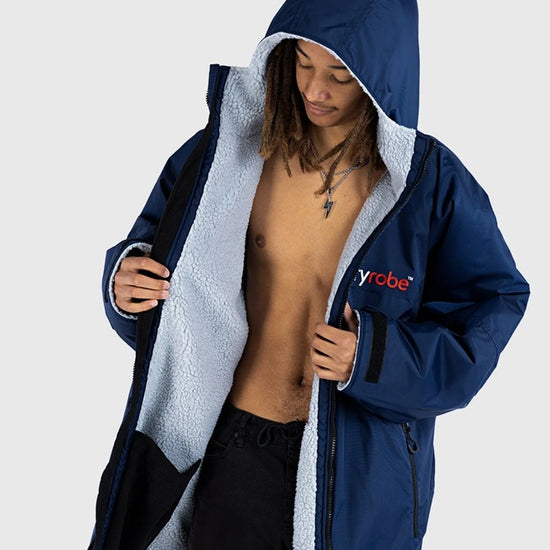 Dryrobe Advance LS Poncho Navy Grey