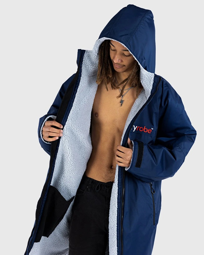 Dryrobe Advance LS Poncho Navy Grey