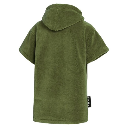 Mystic Poncho Teddy Kids Olive Green