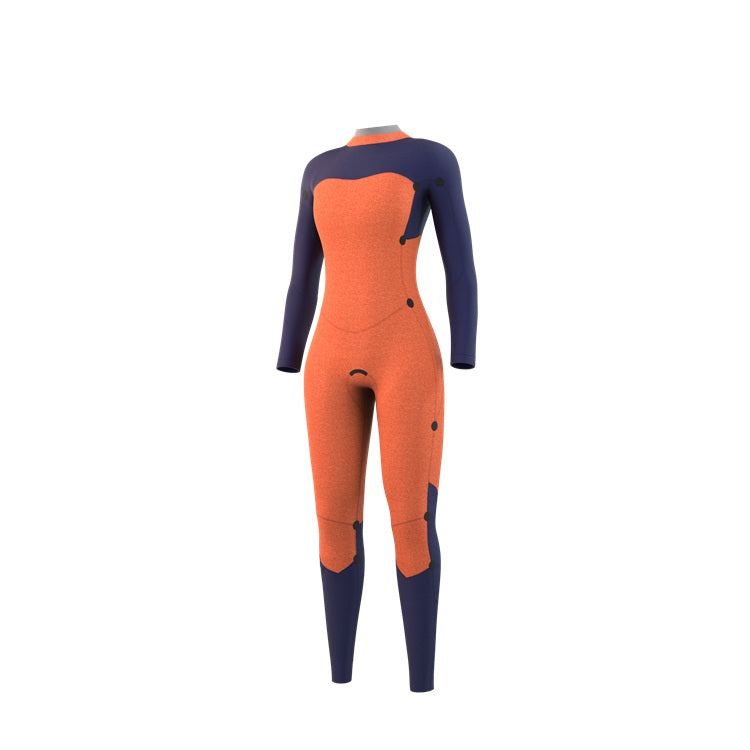 Mystic Dazzled Fullsuit 4/3mm Bzip Women Black
