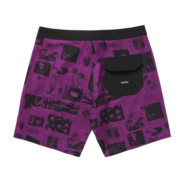 Mystic Ripple Movement Boardshort Sunset Purple 36