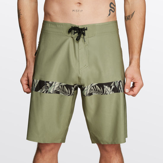 Mystic Intuition High Performance Boardshort Olive Green