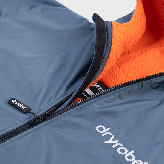 Dryrobe Advance LS Poncho Dark Grey Orange