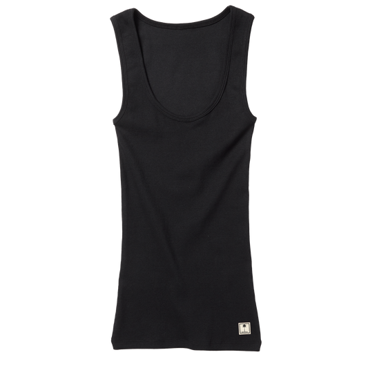 Mystic Honest Singlet Black