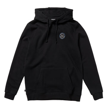 Mystic Boarding Hood Sweat Black