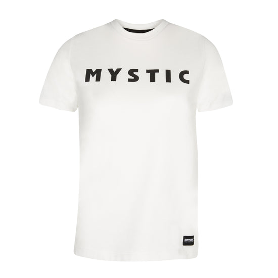Mystic Brand Tee Women Big Logo White