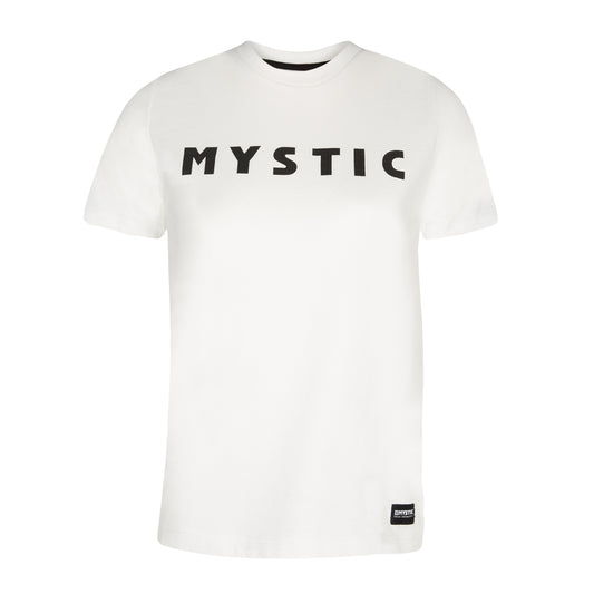 Mystic Brand Tee Women Big Logo White