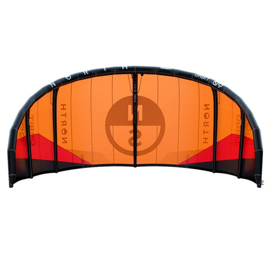 North Orbit Kite 2026 Orange von Unten