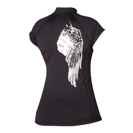Mystic Diva Rash Vest S/S Black