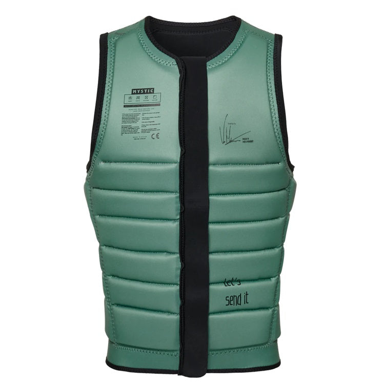 Mystic Check Out Impact Vest Fzip Wake Black