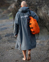 Dryrobe Advance LS Poncho Dark Grey Orange