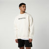 Mystic Brand Crew Sweater Off White