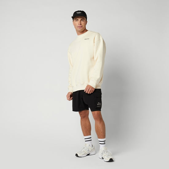 Mystic Trace Crew Sweater Off White