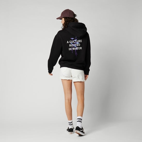 Mystic Culture Hoodie Sweat Women Black von hinten