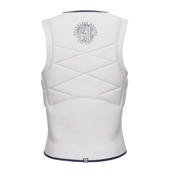 Mystic Outlaw Impact Vest Fzip Off White