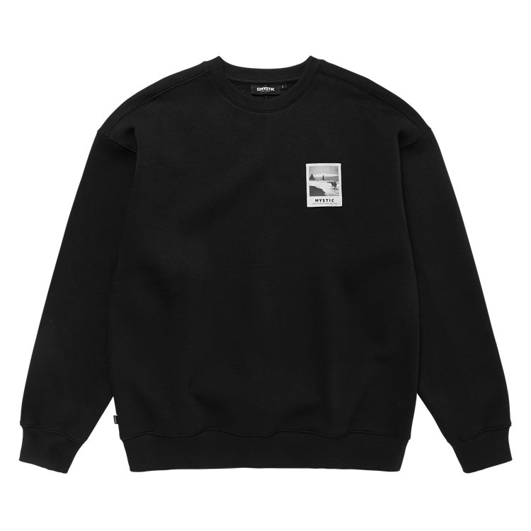 Mystic Fjord Crew Sweat Black