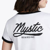Mystic Classic Ringer Tee Women White