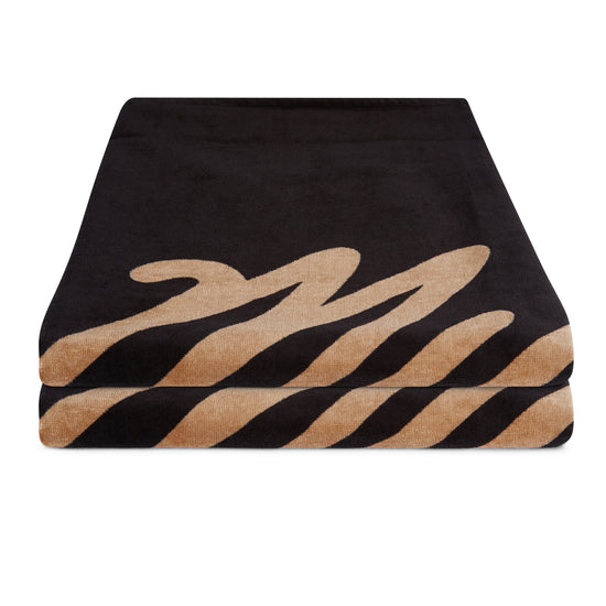 Mystic Quickdry Towel Handtuch Black Allover