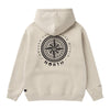 North Waypont Hood Sweat Sand von hinten