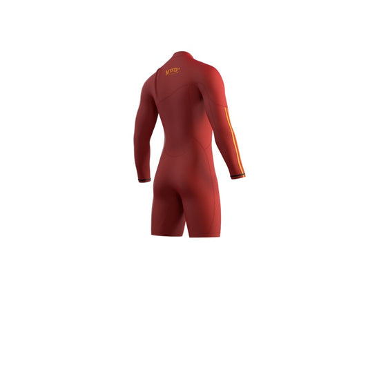Mystic The One Longarm Shorty 3/2mm Zipfree Red