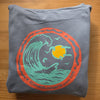 Schwerelosigkite Hoodie Wind Waves Blue