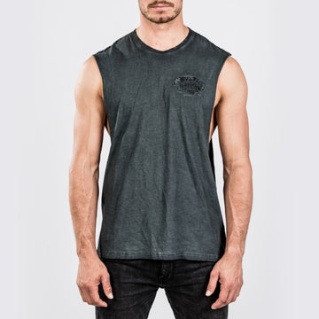 Mystic Crack Singlet Rock Grey