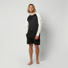 Mystic Bolt L/S Quickdry Black White
