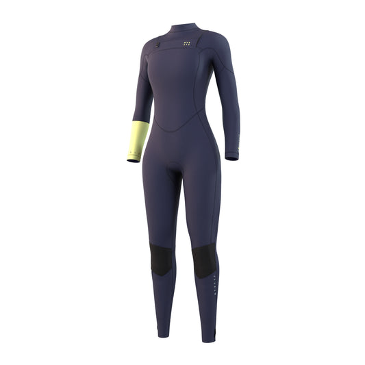 Mystic Dazzled Fullsuit 5/3mm Double Fzip Women Night Blue
