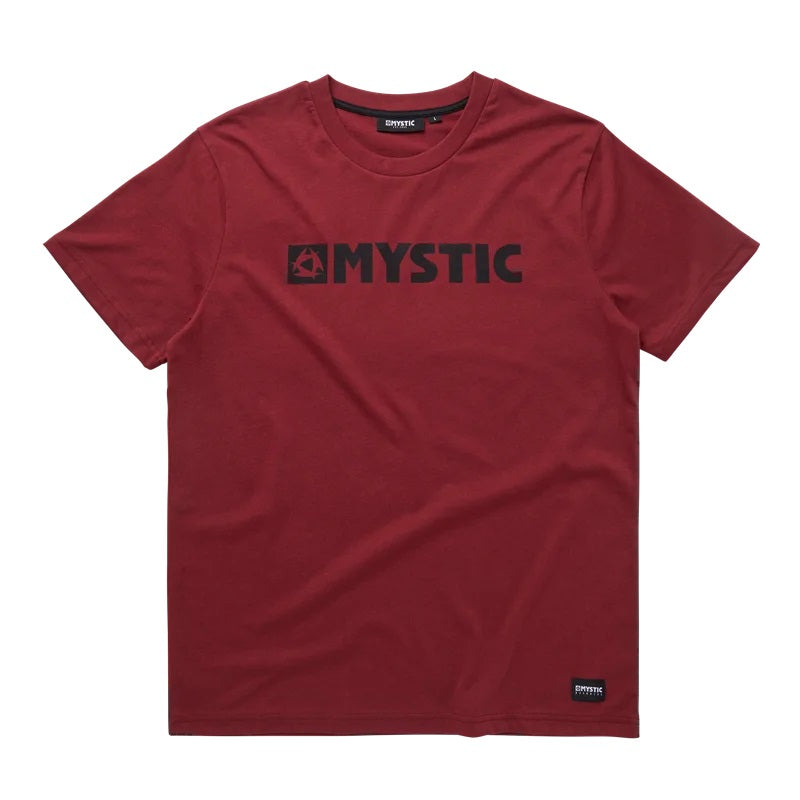 Mystic Brand Tee Merlot