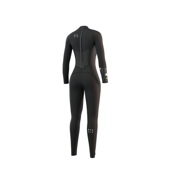Mystic Dazzled Fullsuit 5/3mm Bzip Women Black von hinten
