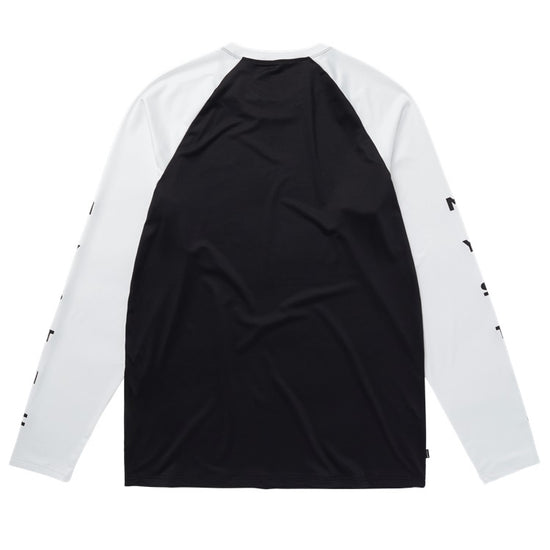 Mystic Bolt L/S Quickdry Black White
