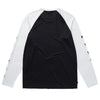 Mystic Bolt L/S Quickdry Black White
