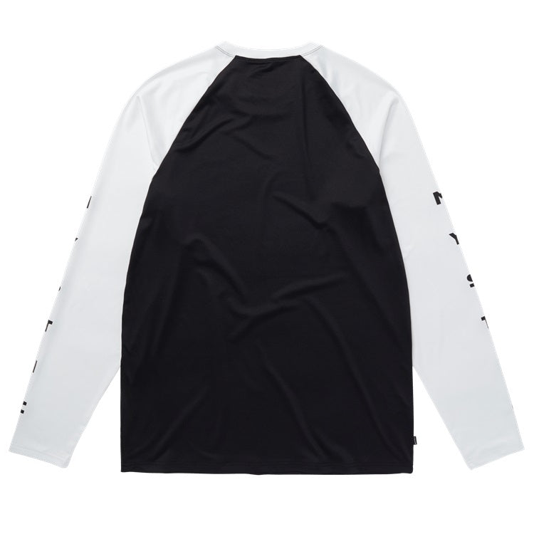 Mystic Bolt L/S Quickdry Black White