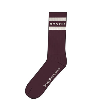 Mystic Brand Season Socks Oxblood Red