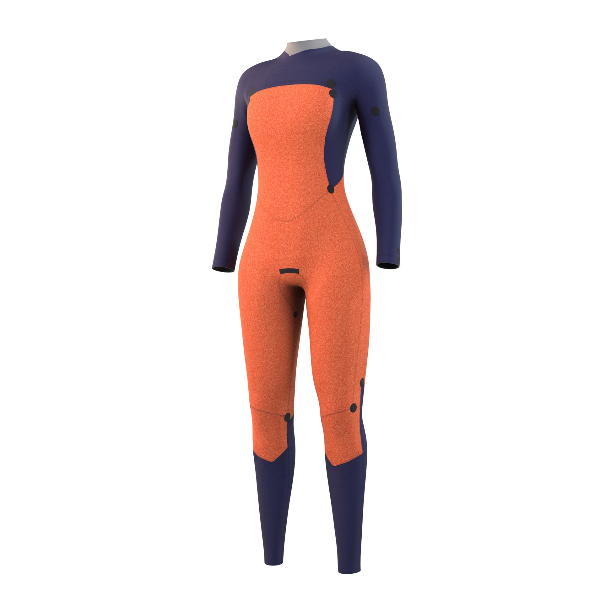 Mystic Dazzled Fullsuit 3/2 Fzip Women Night Blue