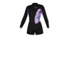 Mystic Diva Longarm Shorty 2mm Bzip Black Purple