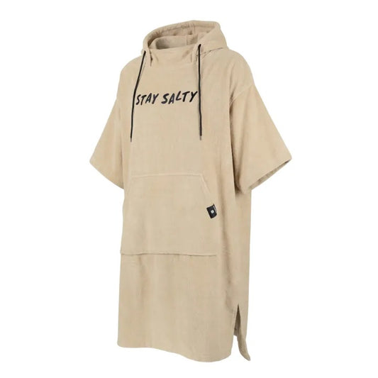 Manera Poncho Stay Salty Mandel