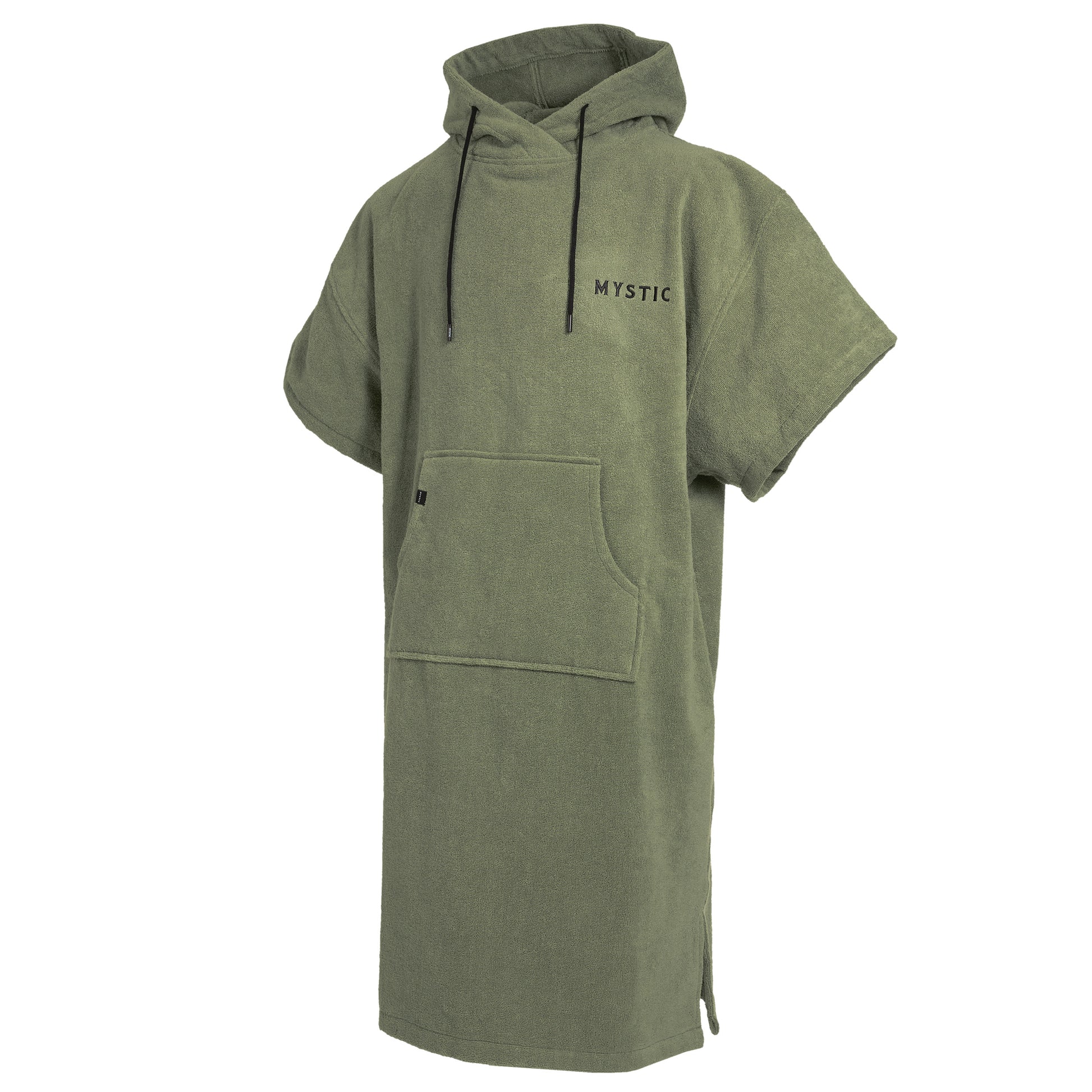 Mystic Poncho Velours Artwork Olive Green