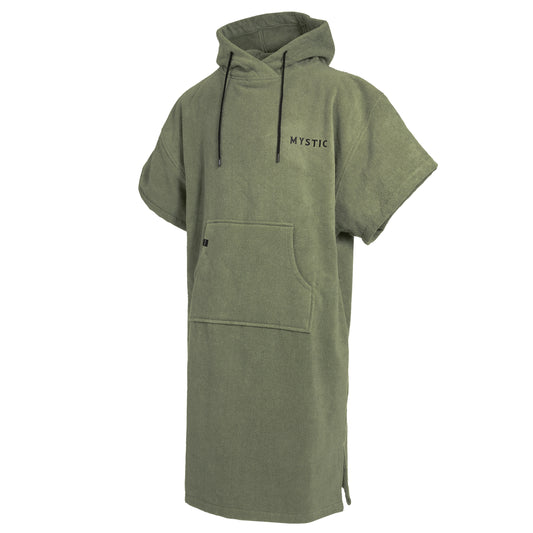 Mystic Poncho Velours Artwork Olive Green