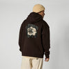 Mystic Heartsease Hood Sweat Dark Brown