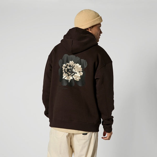 Mystic Heartsease Hood Sweat Dark Brown