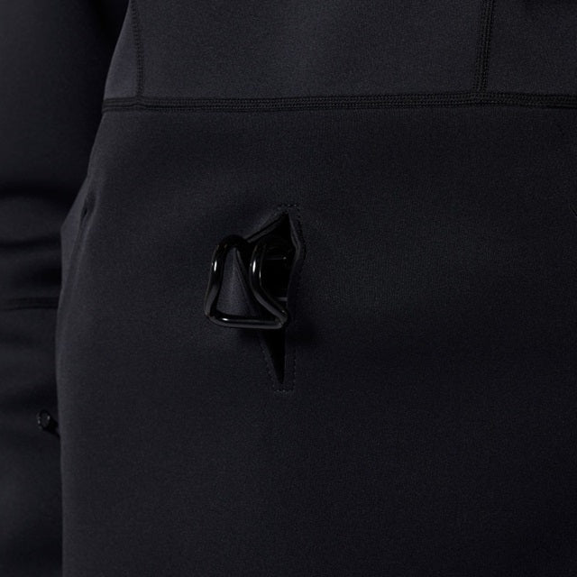 Mystic Fulmar Neoprene Hoodie 3/2mm Black