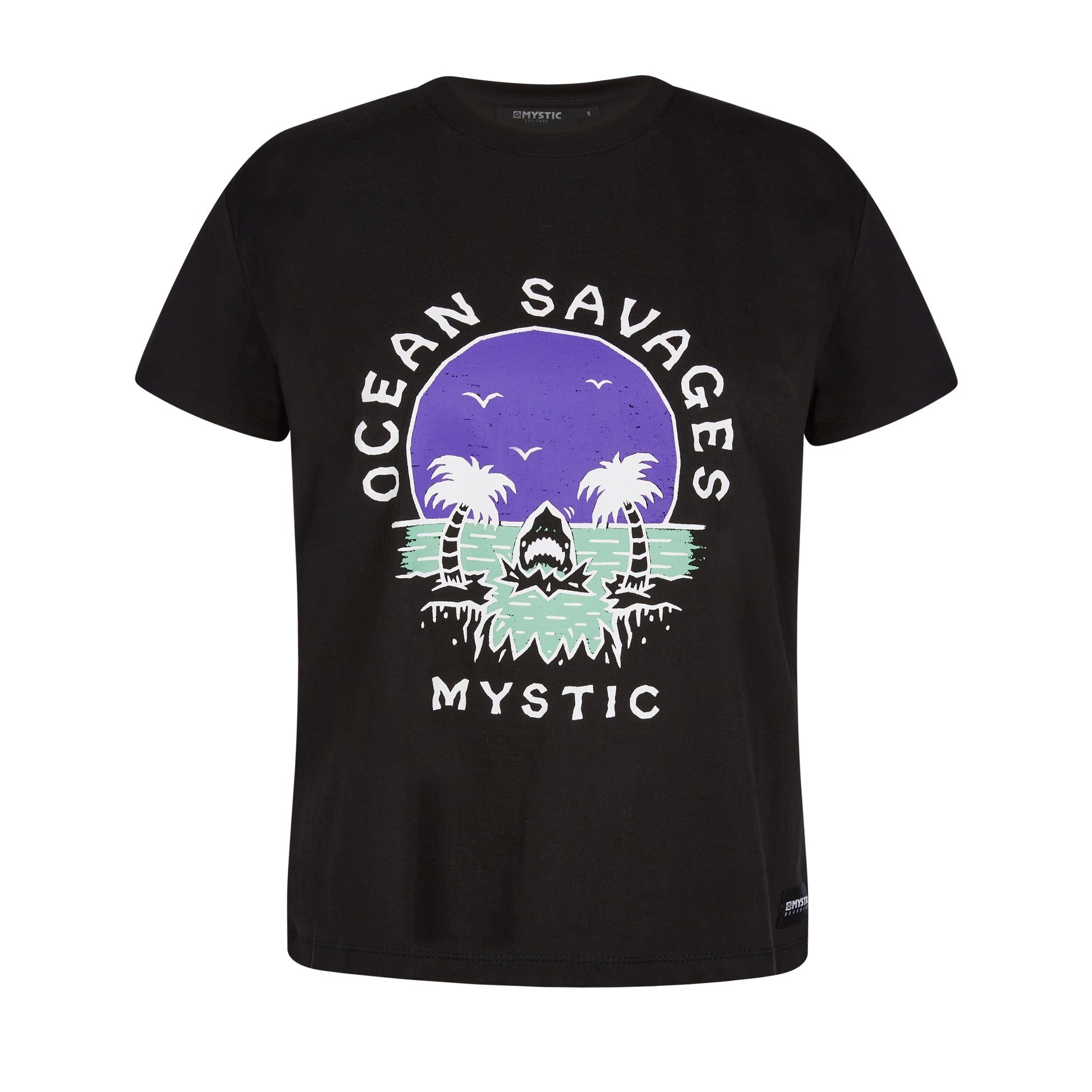 Mystic Sundowner Tee Women Black