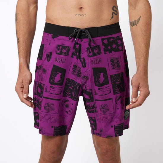Mystic Ripple Movement Boardshort Sunset Purple 36