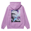 Mystic Whirl Hood Sweat Pink Purple